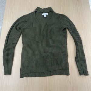 Planet Gold Green Sweater Women’s Small